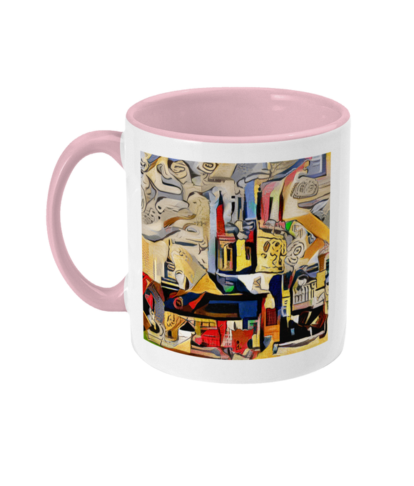 Merton College Oxford Mug Pink