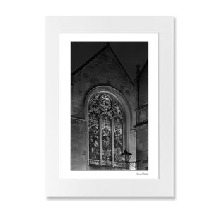 Oriel College Oxford B&W Print